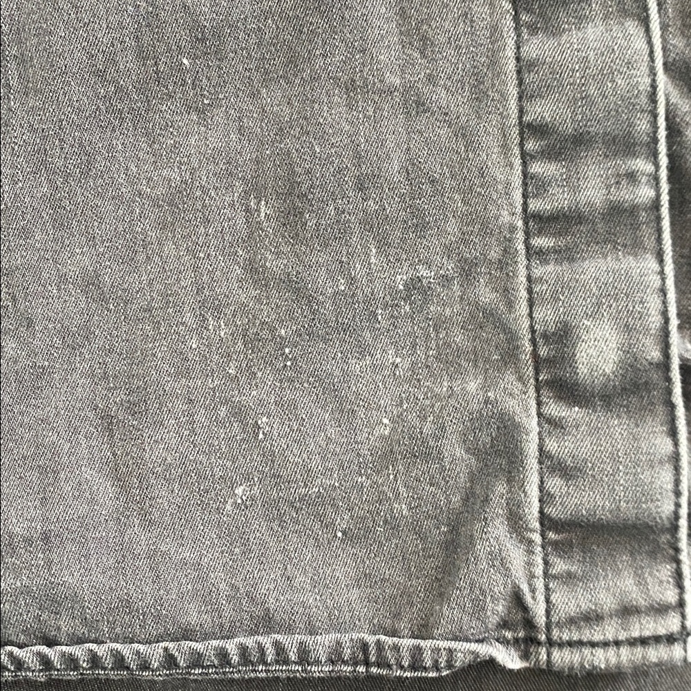 Madewell Denim Hilltop Shirt in Lunar Wash Black Size Medium Short Sleeve - Picture 5 of 10